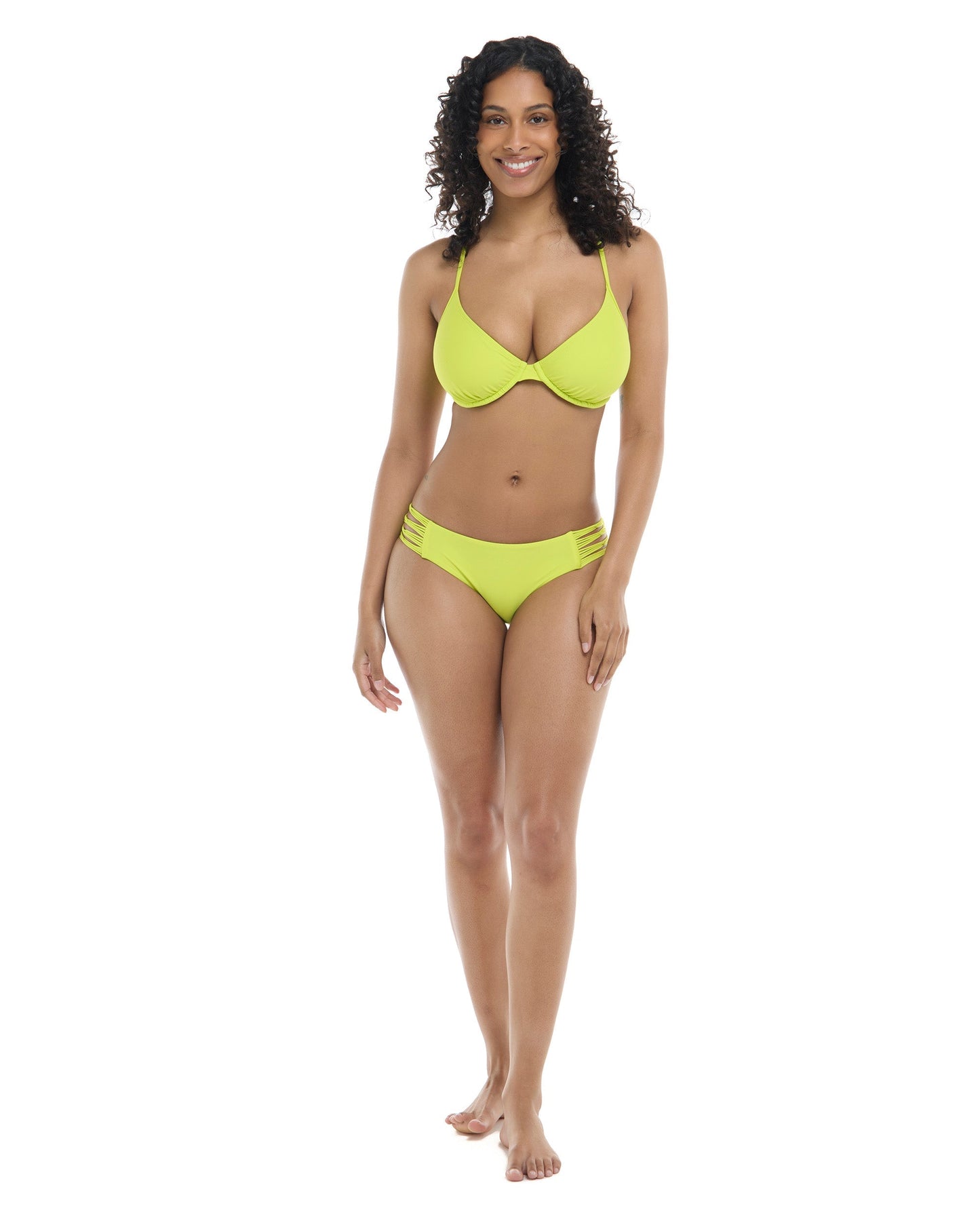 Smoothies Solo D-F Cup Bikini Top - Key Lime