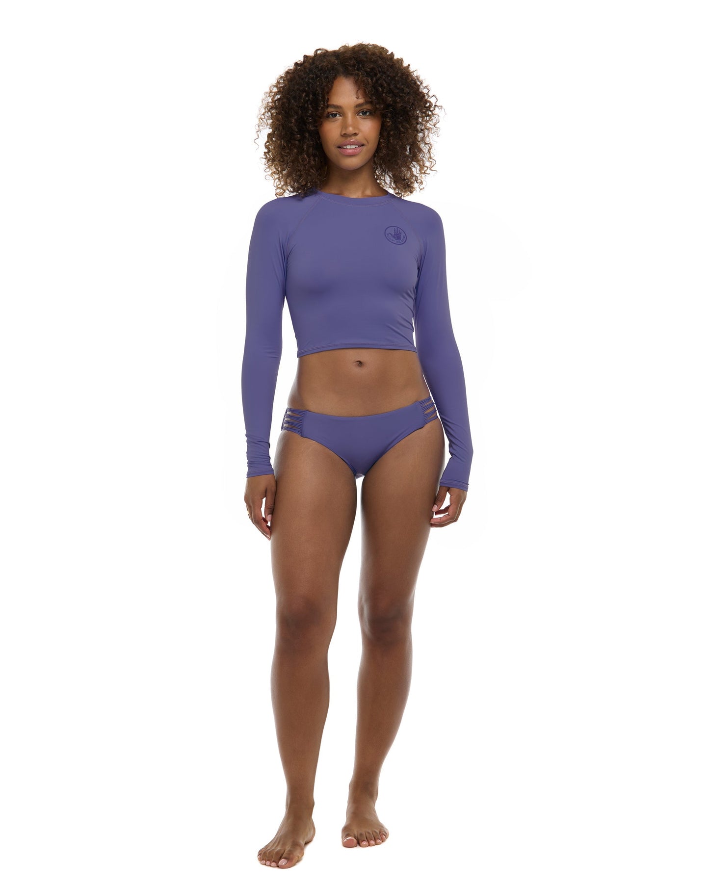 Smoothies Let It Be Crop Rashguard - Iris