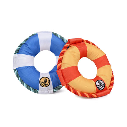 Life Ring Dog Toy - Orange