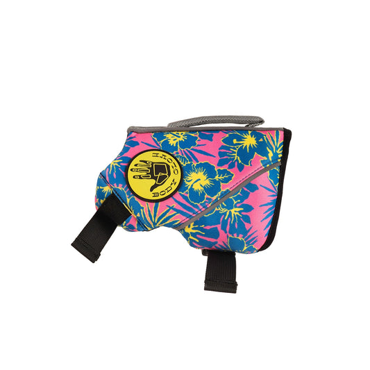 Floral Neoprene Pet Life Jacket - Floral Pink