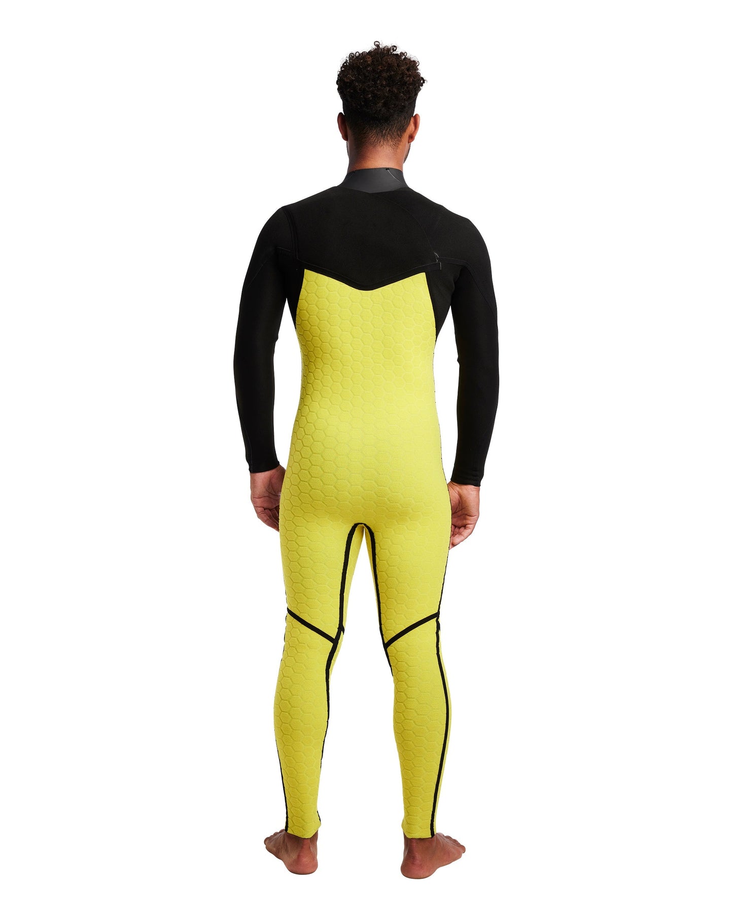 Men's Gold Cell 2/2mm Slant Zip Fullsuit - Black