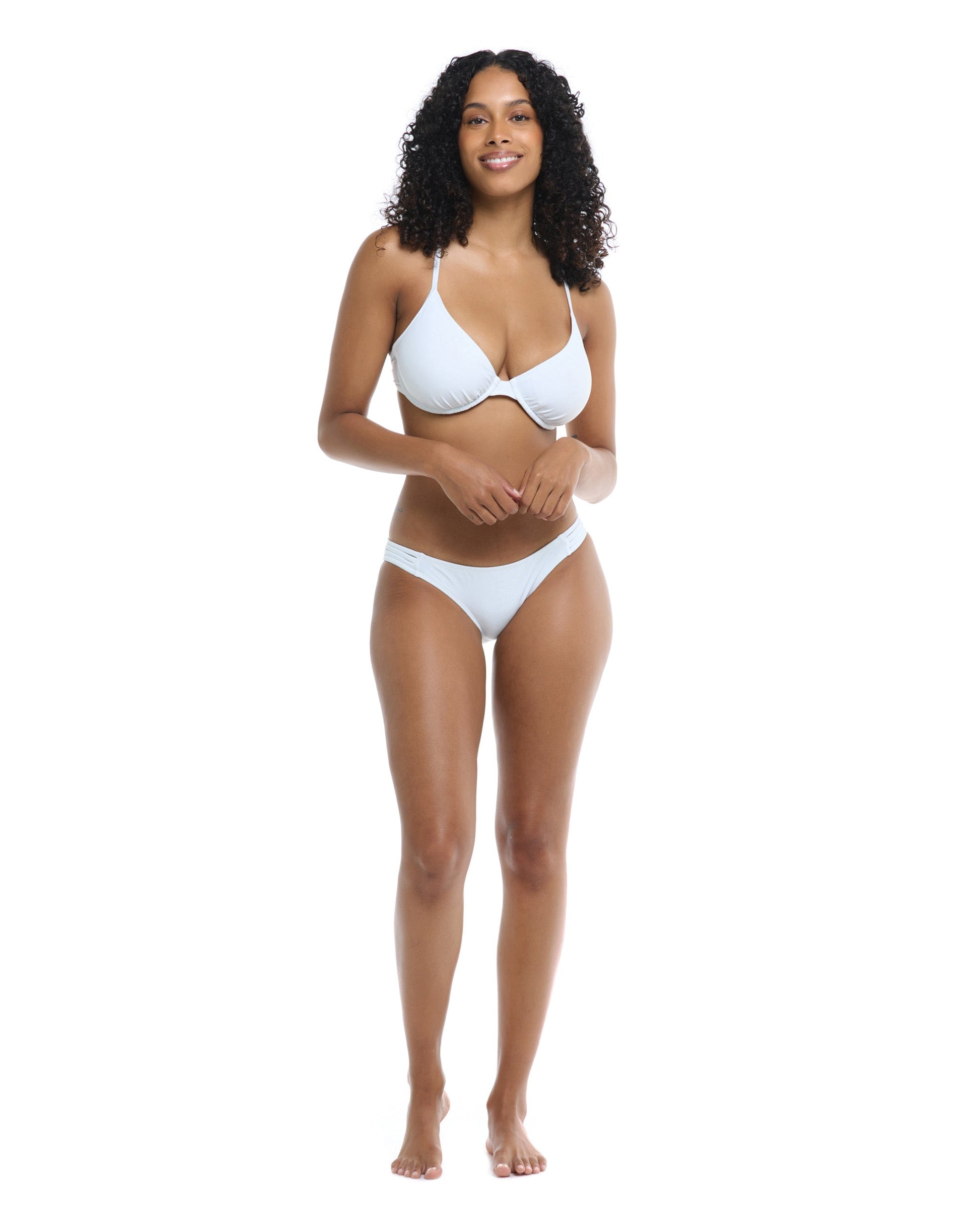 Smoothies Solo D-F Cup Bikini Top - Snow