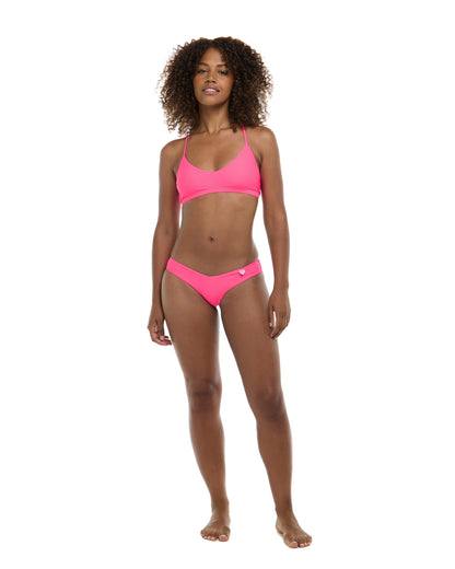 Smoothies Ruth Fixed Triangle Swim Top - Bubble Gum