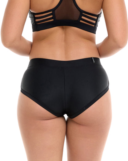 Smoothies Sidekick Boy Short Swim Bottom - Black