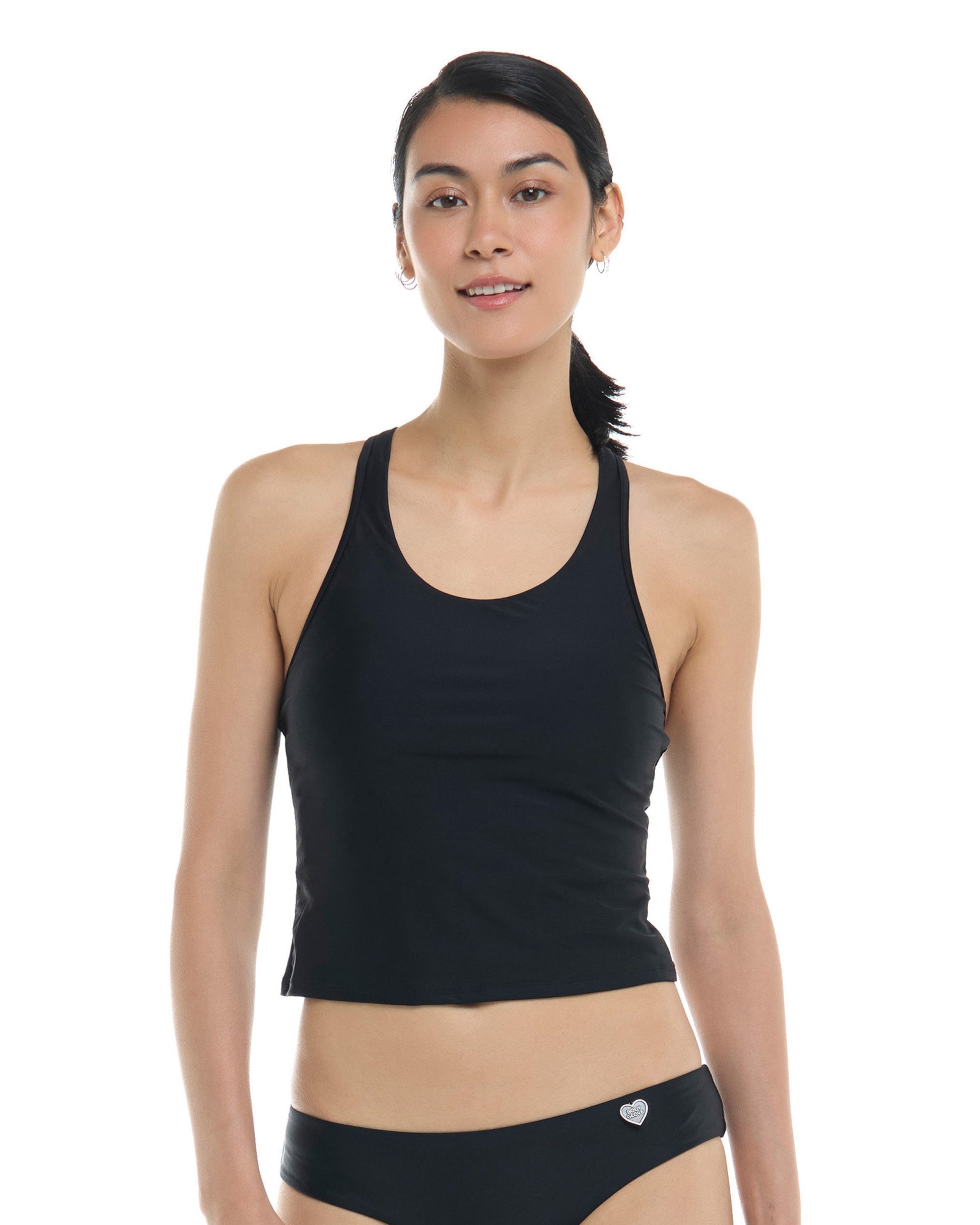 Smoothies Reva Crop Top - Black