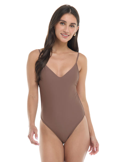 Smoothies Claire One-Piece Swimsuit - Latte