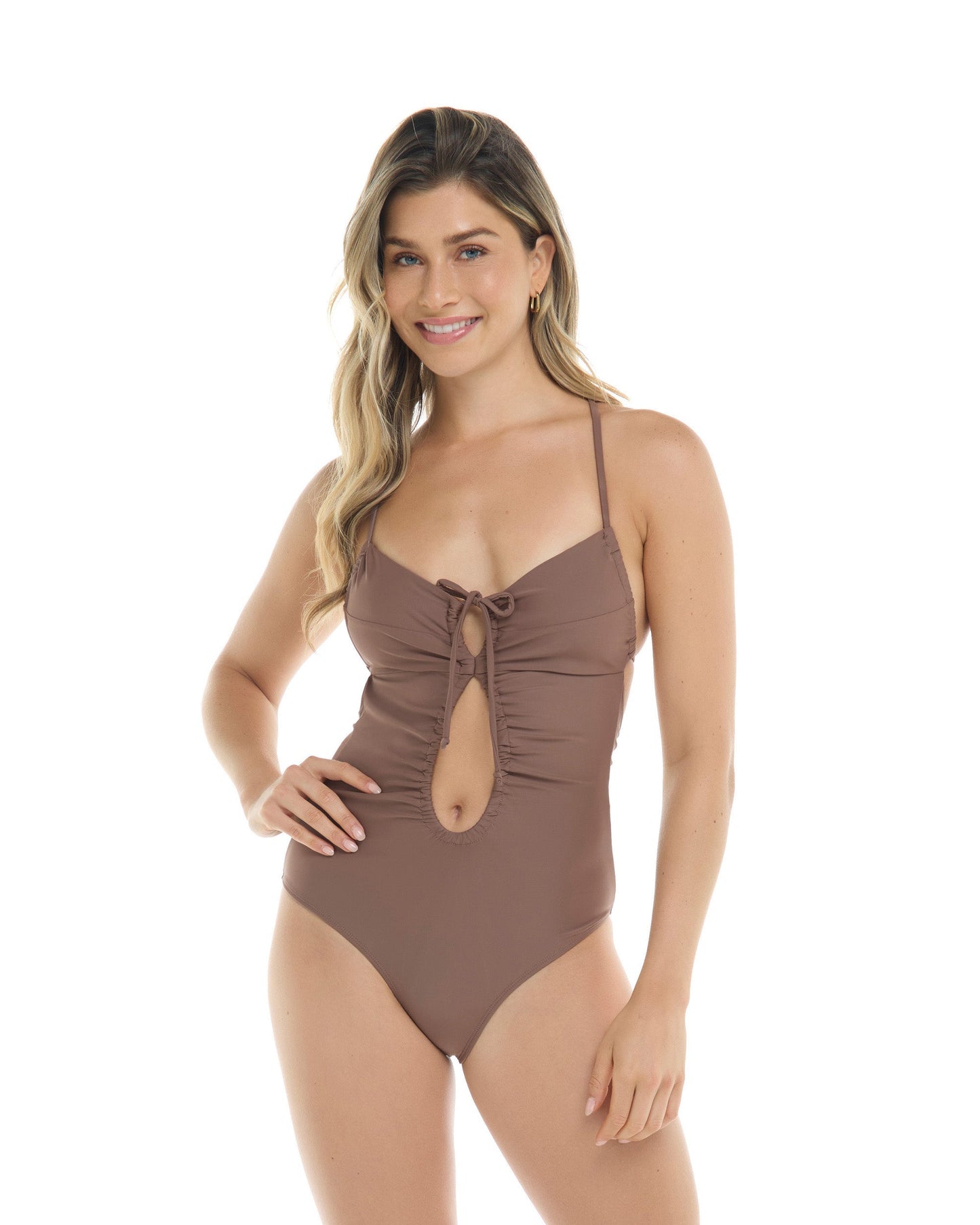 Smoothies Selena One-Piece Swimsuit - Latte
