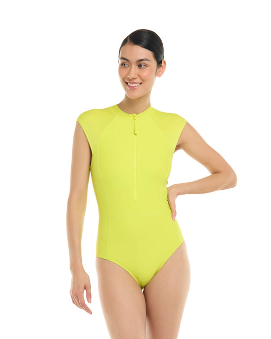 Smoothies Manny One-Piece Swimsuit - Key Lime