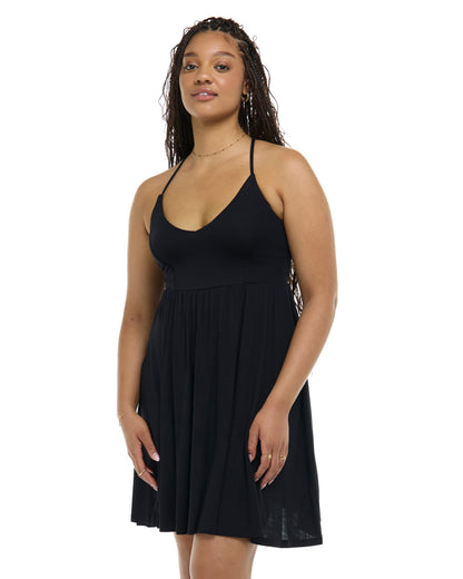 Ivy Cover-Up Dress - Black