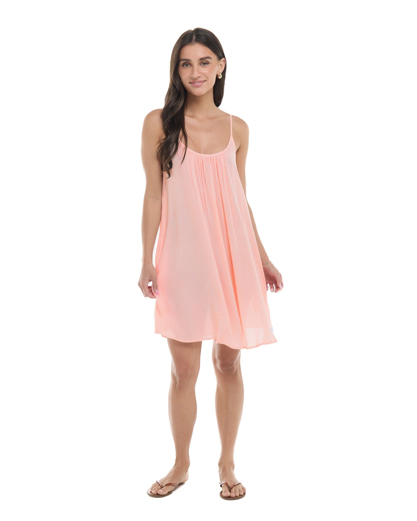 Navira Dress - Coral