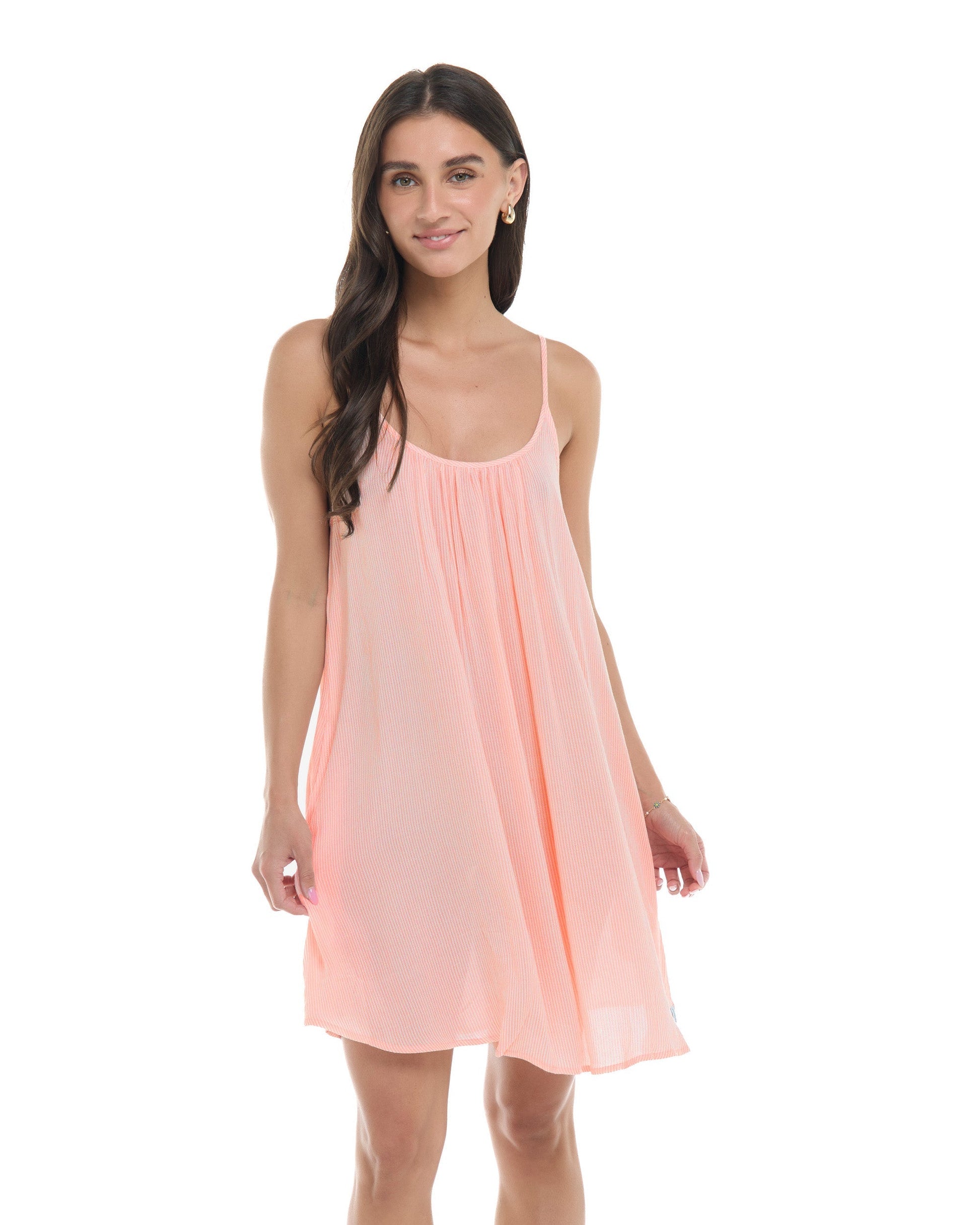 Navira Dress - Coral