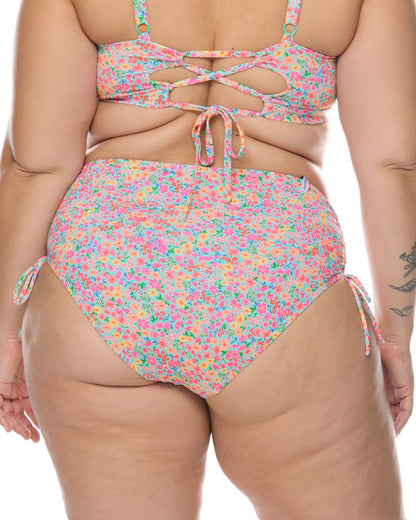 Estella High Tide Plus Size Swim Bottom - Sea Mist
