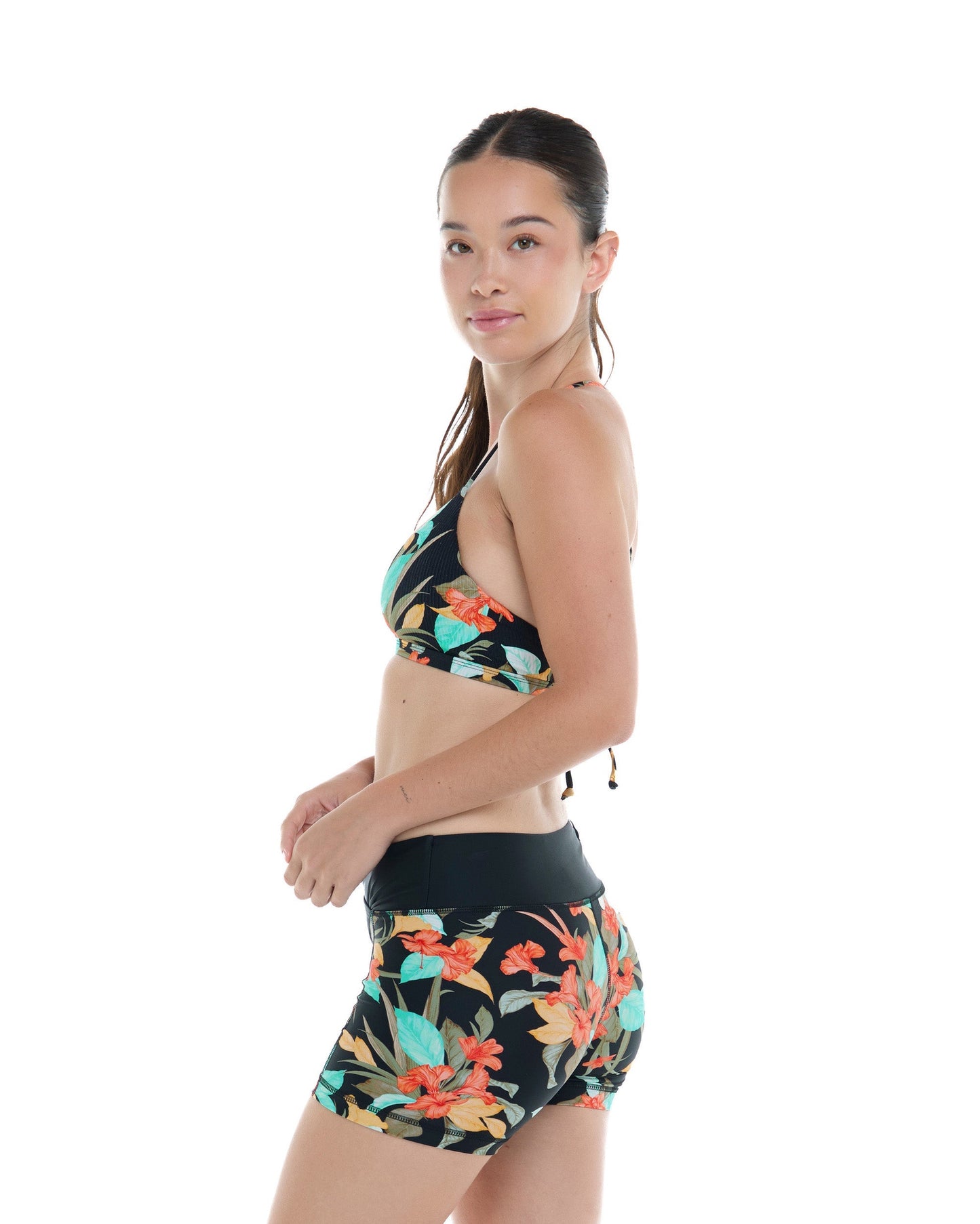 Hamoa Cross-Over Speedy Short - Black