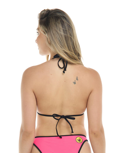 Groove Dita Triangle Bikini Top - Groove / Bubble Gum