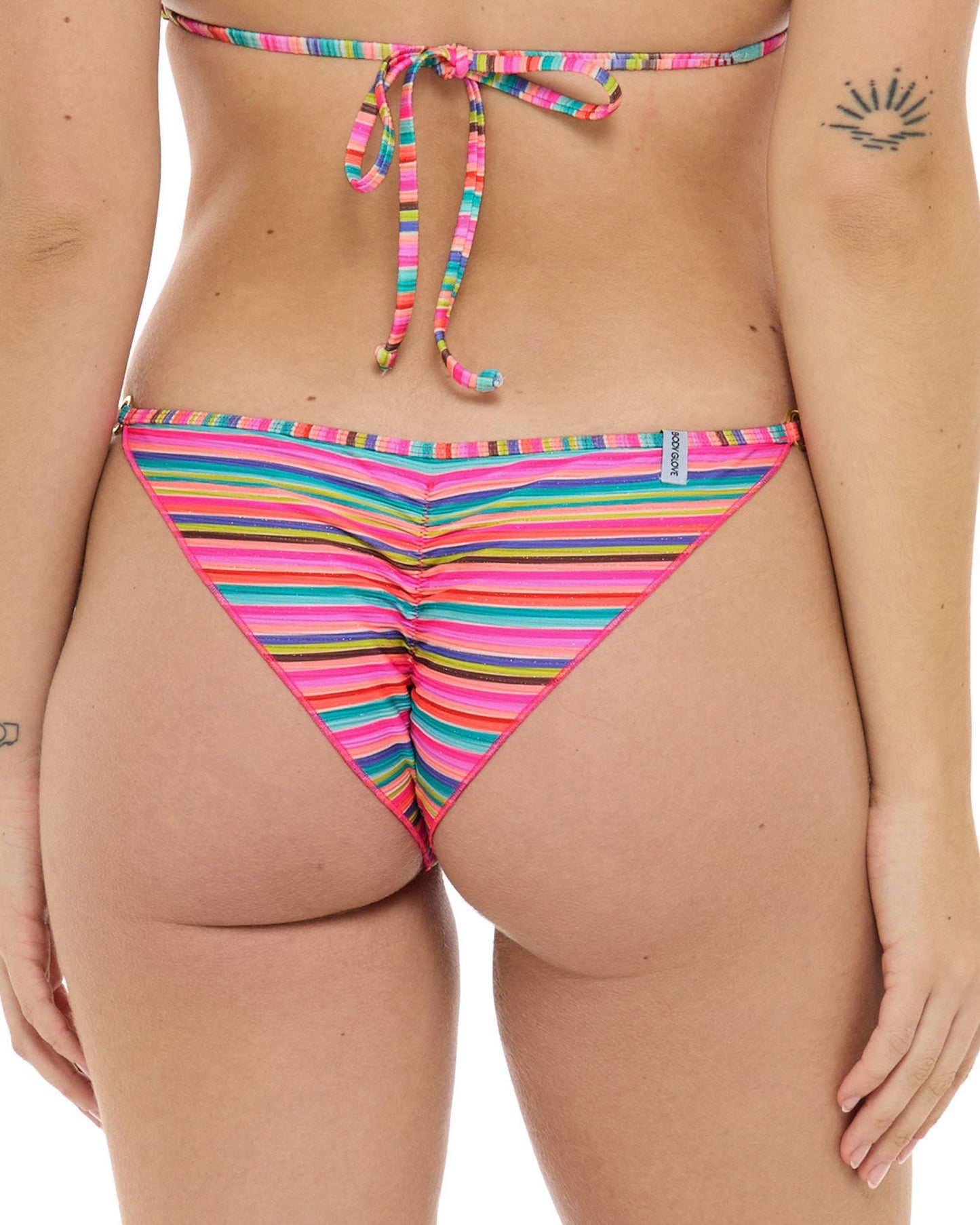 Shimmer Brasilia Tie-Side Bikini Bottom - Multi