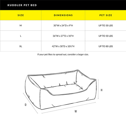Paintflower Kuddler Pet Bed - Earth