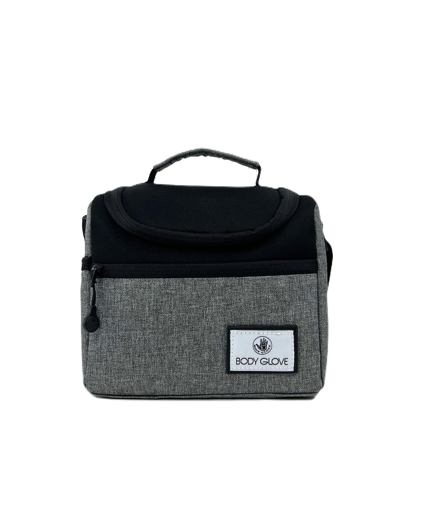Zip Top Lunch Tote  - Grey