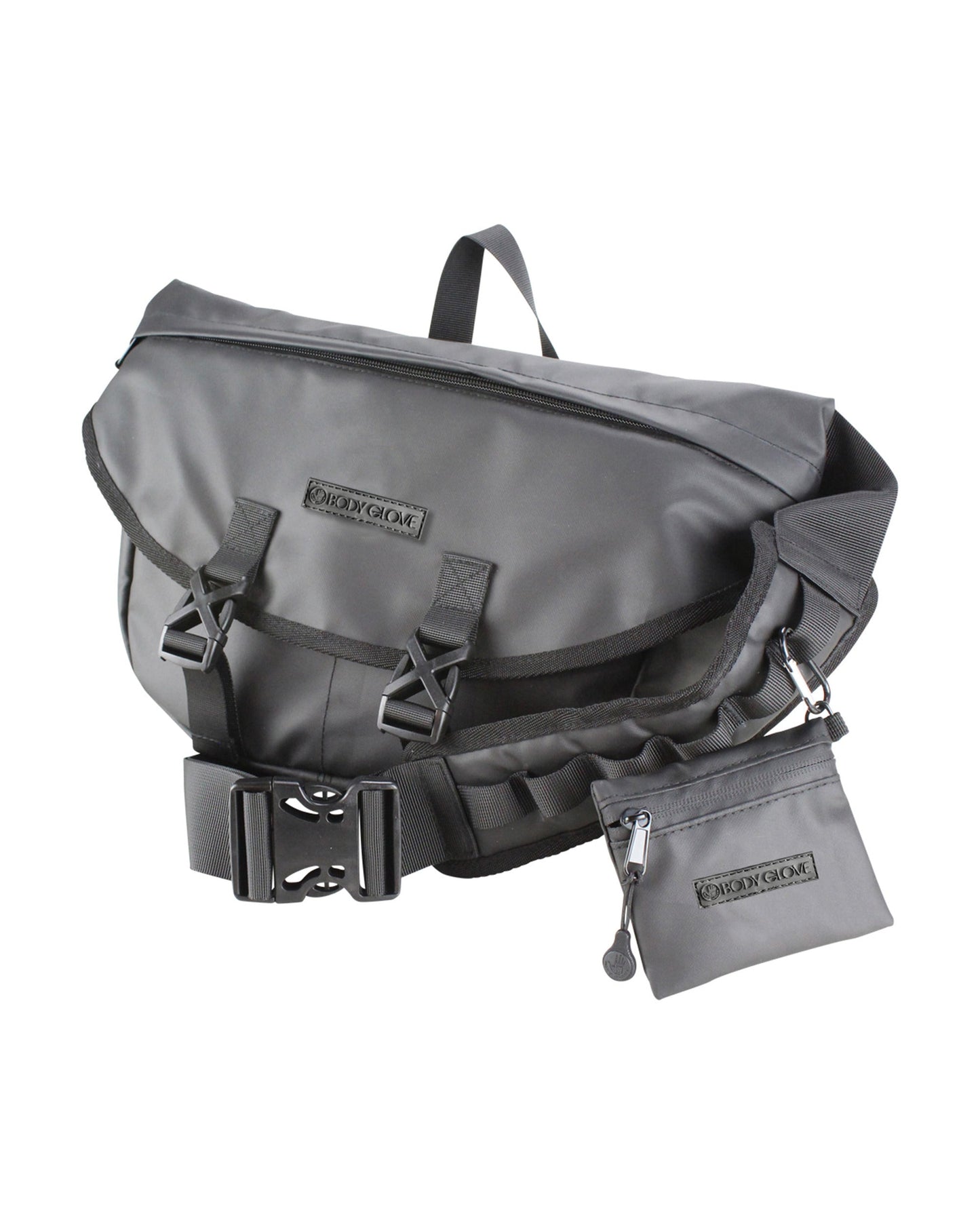 Taluca Messenger with Pouch - Black