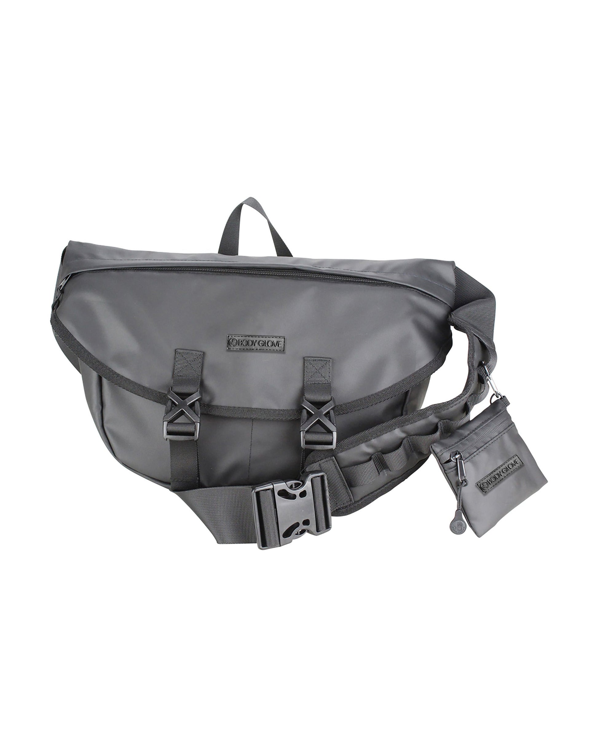 Taluca Messenger with Pouch - Black