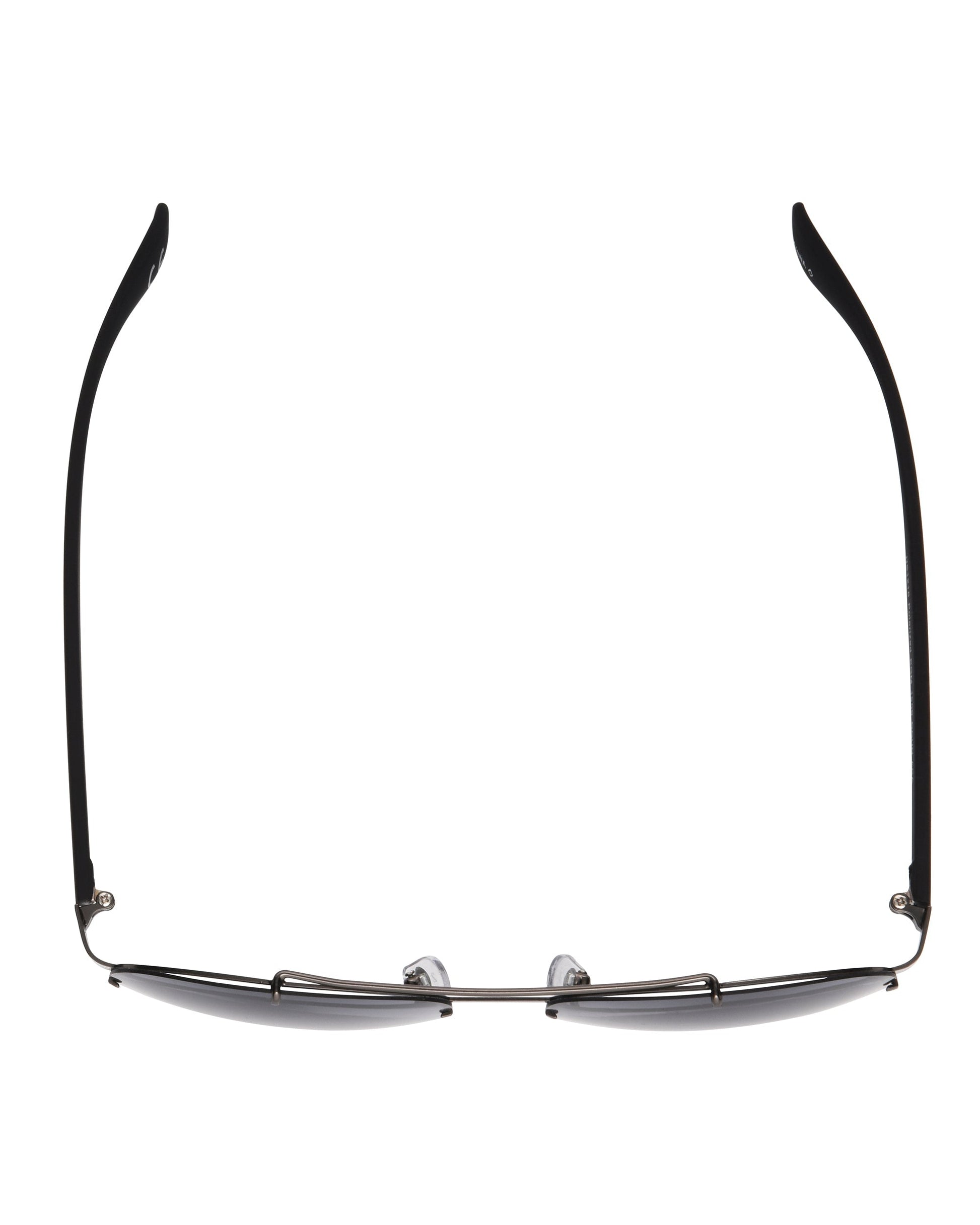 Rush Polarized Aviator Sunglasses - Gunmetal/Black