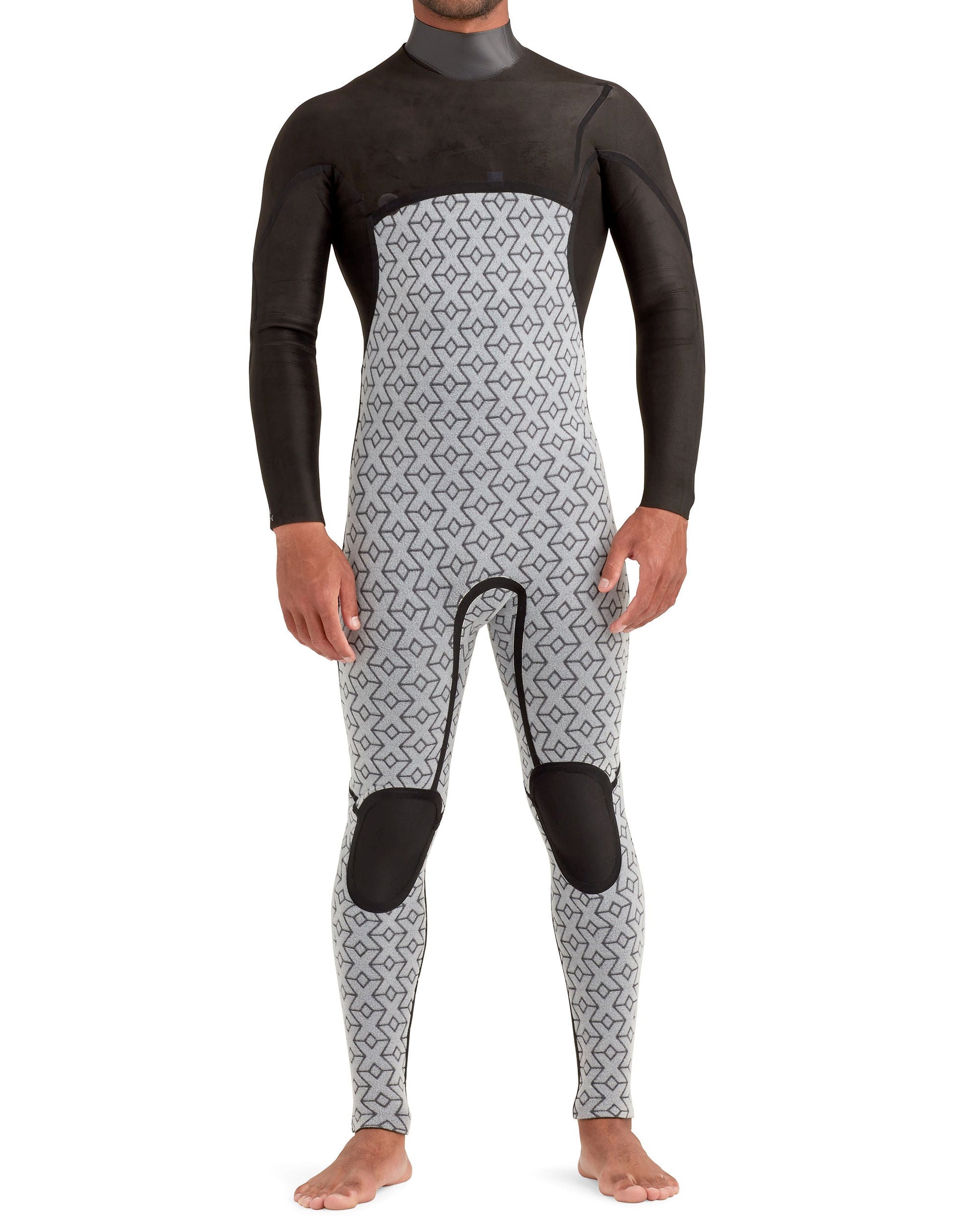 Variant 3/2mm Men's Chest-Zip Fullsuit - Black