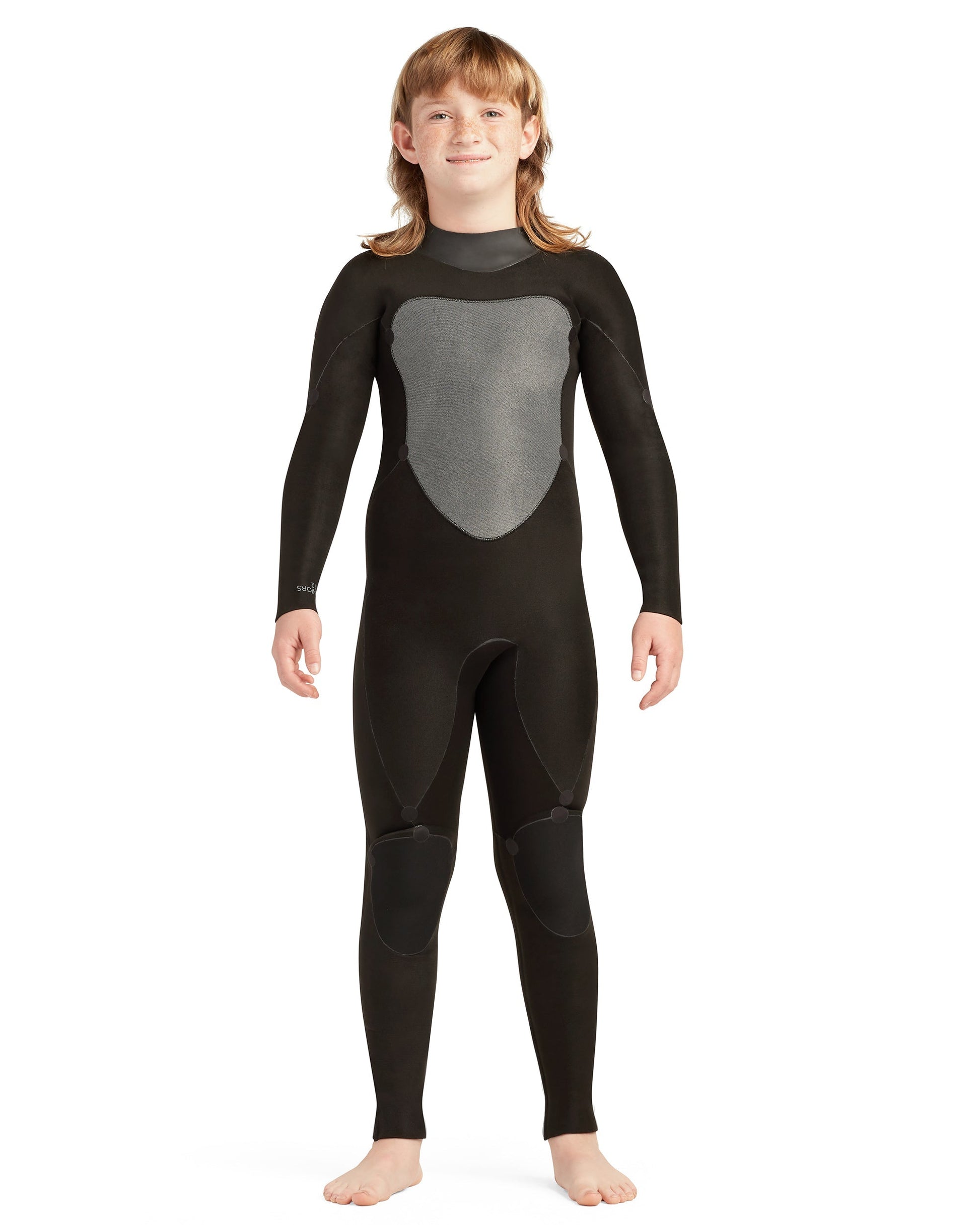 Phoenix 4/3mm Back-Zip Youth Fullsuit - Black