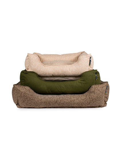 Paintflower Kuddler Pet Bed - Earth