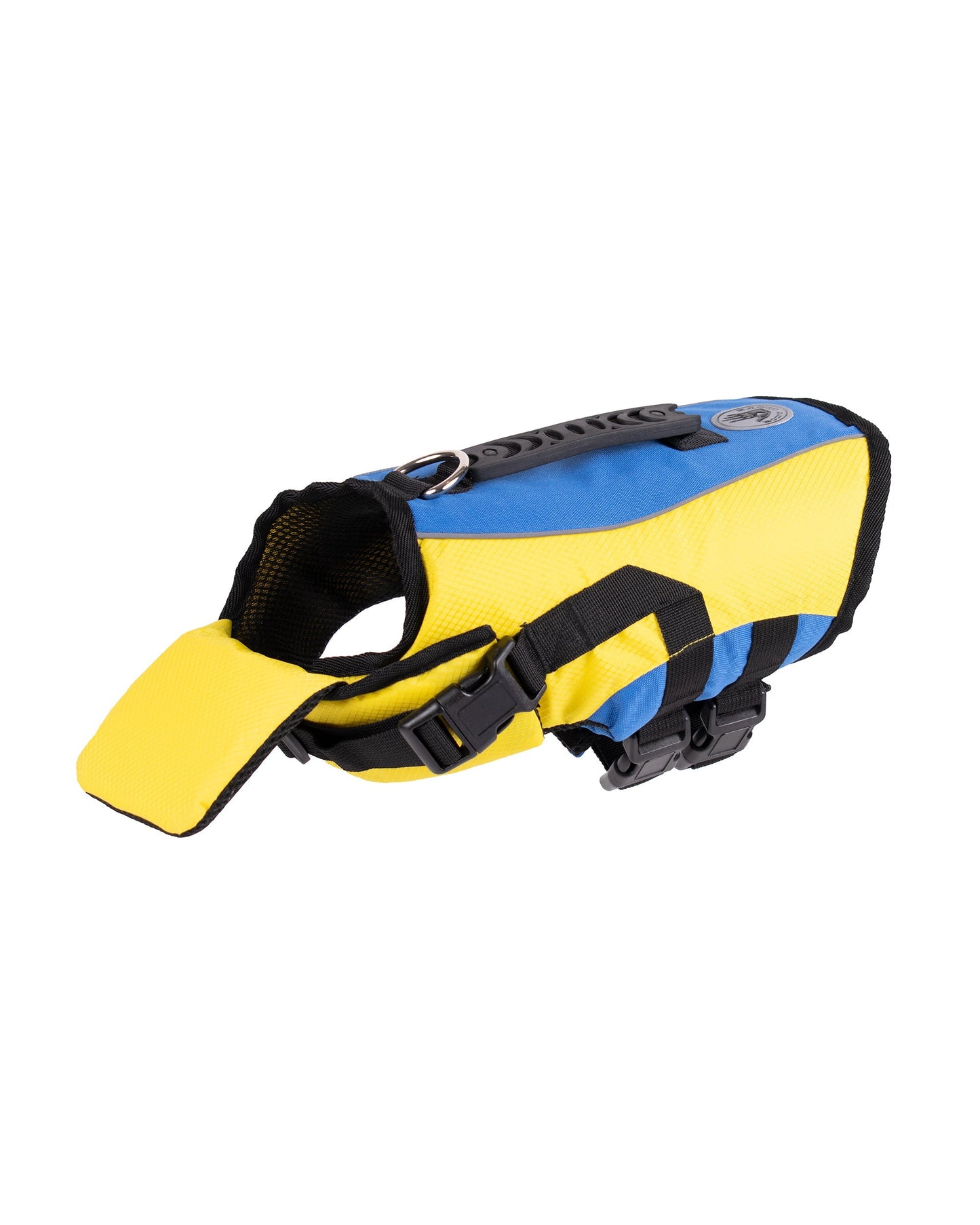 Ripstop Pet Life Jacket - Yellow / Blue