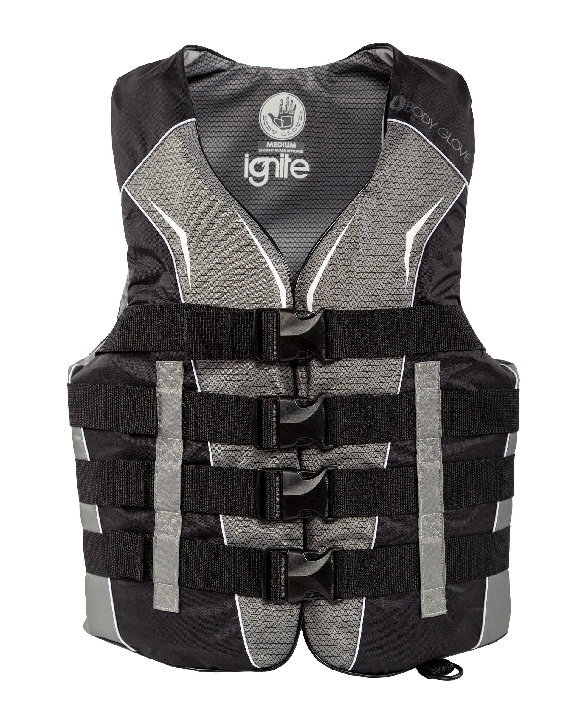 Ignite Type III Unisex Nylon USCGA PFD - Grey/Black