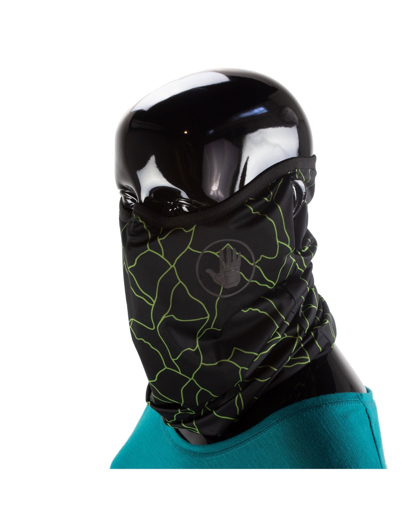2-Pack Women's Cooling Gaiter Face Masks - LightBlue/Black