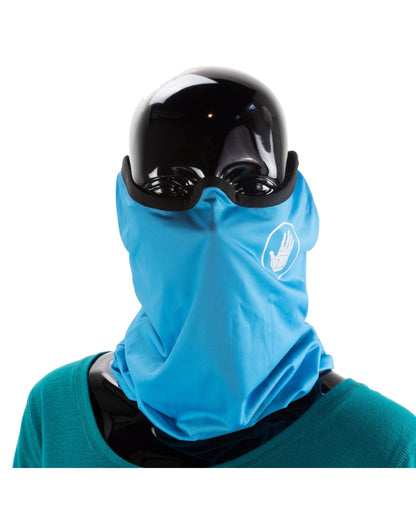 2-Pack Women's Cooling Gaiter Face Masks - LightBlue/OffWhitePrism