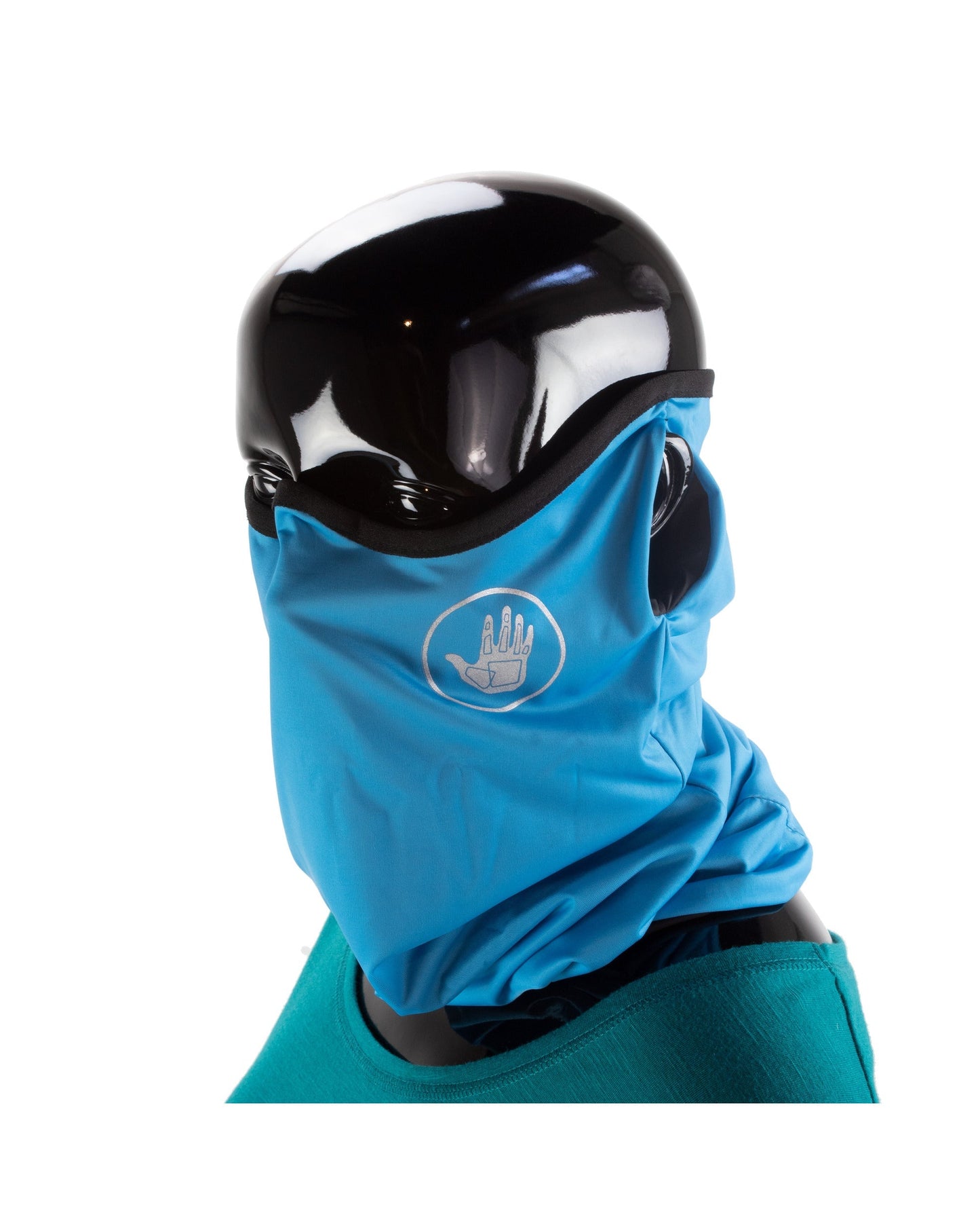 2-Pack Women's Cooling Gaiter Face Masks - LightBlue/OffWhitePrism