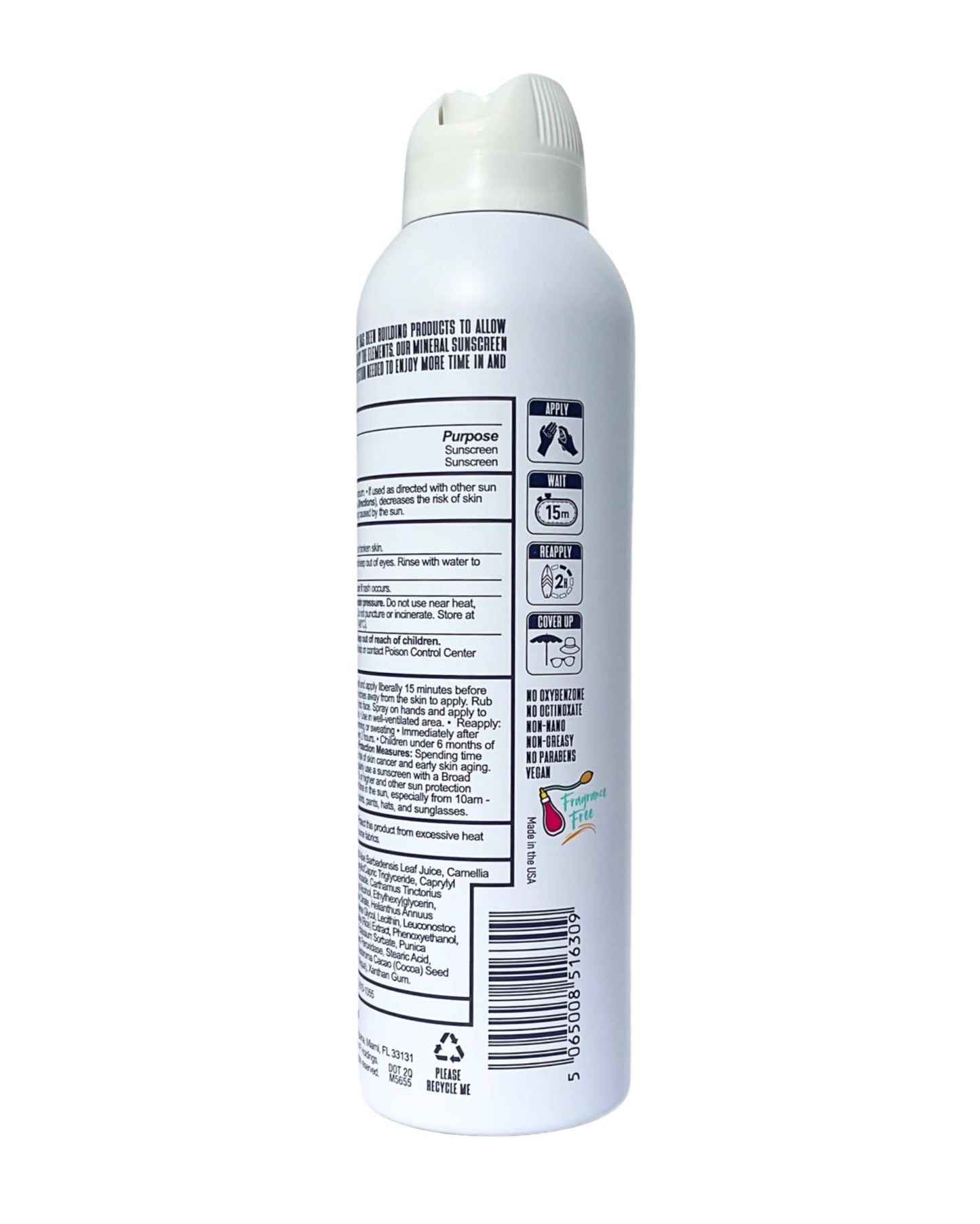 SPF 30 Mineral Sunscreen Spray